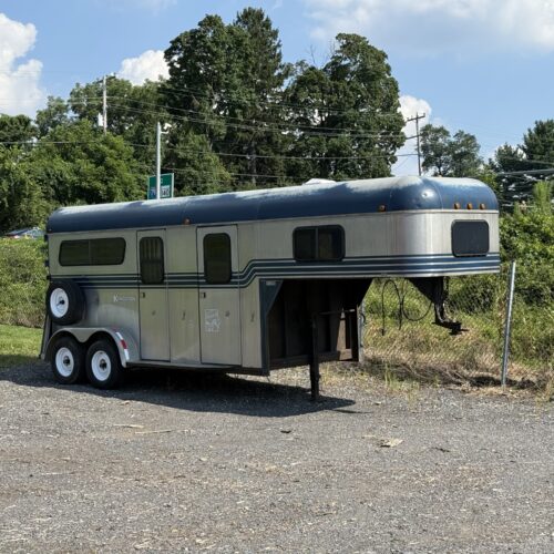 1991 Kingston 2 Horse Gooseneck Trailer